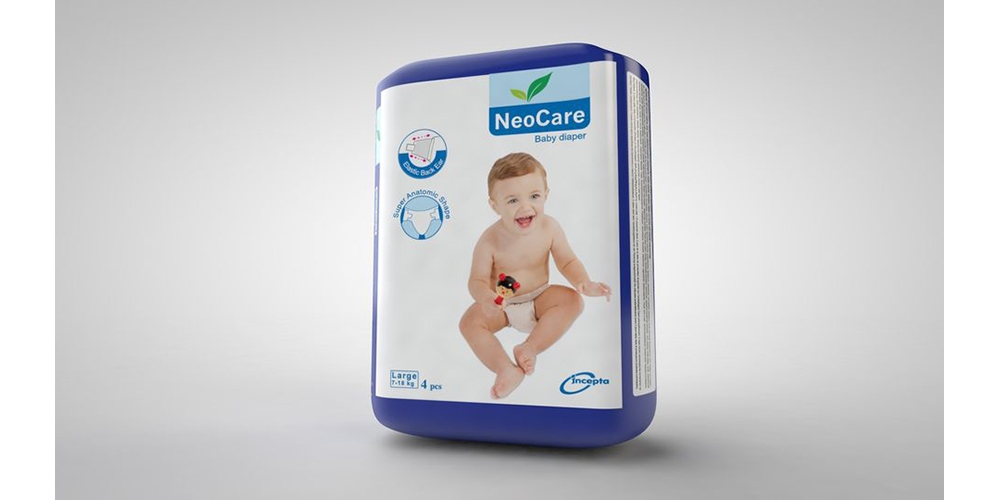 NeoCare Diaper 4 pcs (Large, 7-18 Kg)